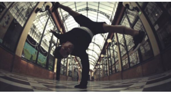 Breakdance en slow motion