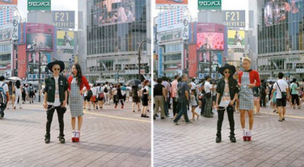 DES COUPLES ECHANGENT LEURS VETEMENTS