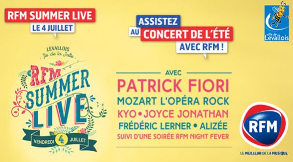 Gagnez vos places pour le RFM SUMMER LIVE