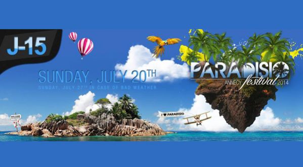 Paradisio Festival – Annecy – Plage de l’Impérial – 20 Juillet 2014