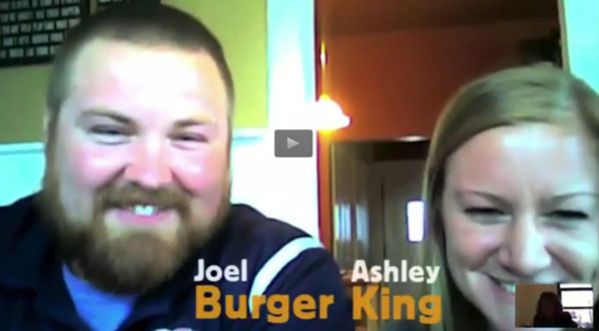 Il s’appelle Burger, elle s’appelle King… Burger King paye leur mariage