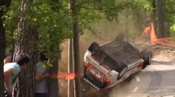 Crash ultra spectaculaire au Rallye Ronde de la Durance 2015 !