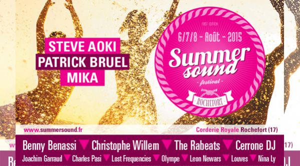 Summer Sound Festival du 06 au 08 Août 2015