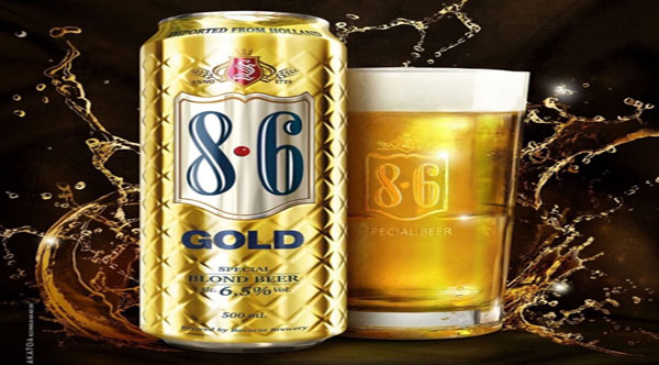 Une nouvelle image pour la 8.6 Gold, une bière dorée aux notes fruitées !