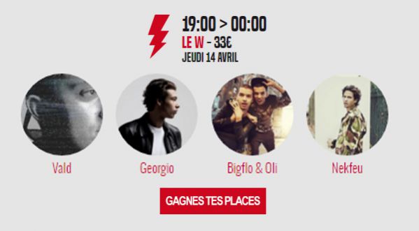 Printemps de Bourges 2016 : Gagne tes places pour assister au concert de NEKFEU- BIGFLO & OLI- GEORGIO- VALD