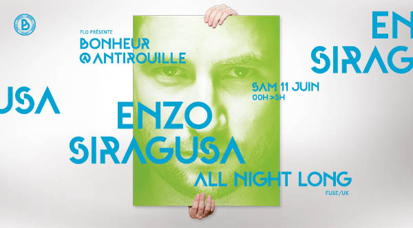 BONHEUR invite Enzo Siragusa à l’Antirouille le 11 juin !