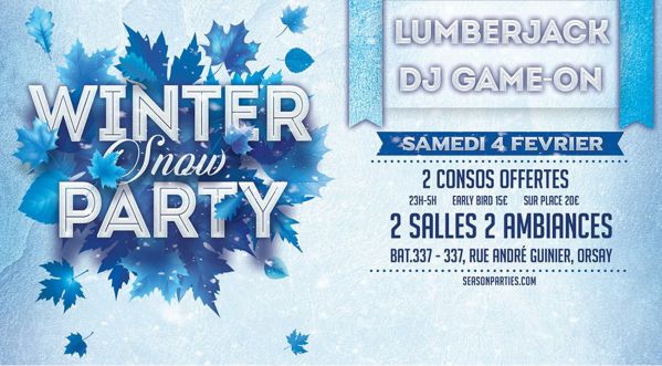 Découvrez la soirée étudiante de l’Université Paris Sud: la Winter Snow Party le 4 février 2017 dans un teaser complètement dingue !