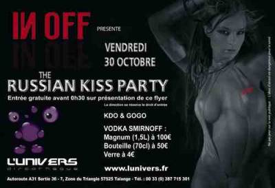 SOIREE SMIRNOFF – THE RUSSIAN KISS PARTY