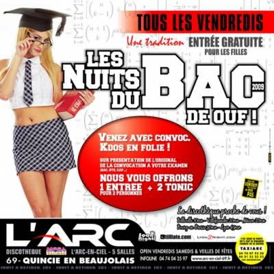 Les vendredis NUITS DU BAC