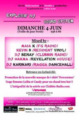 EXPLOSIF DJ SOUND SYSTEM  (veille de jour  férié)