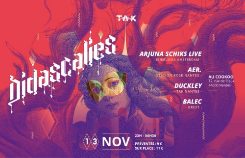 TAK – Didascalies : with Arjuna Schiks LIVE (Einmusika – Amsterdam)