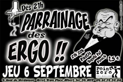 Parrainage des ERGO