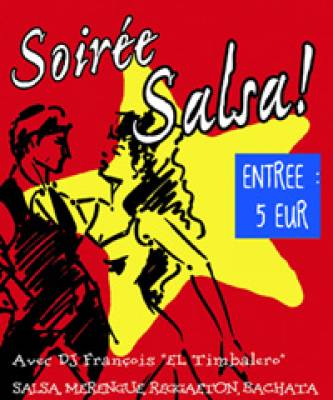 Soirée  100% SALSA  avec  DJ TIMBALERO