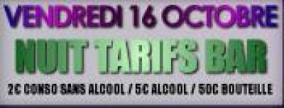 Nuit Tarif Bar