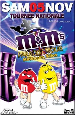 M&M’s Paradise tour