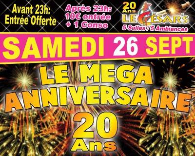 Mega anniversaire pour les 20 ans du César’s