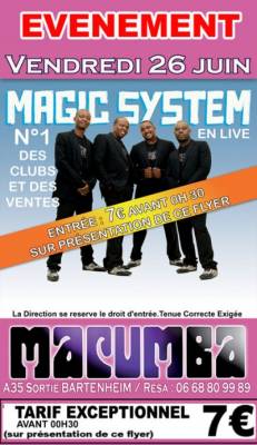 Magic System live