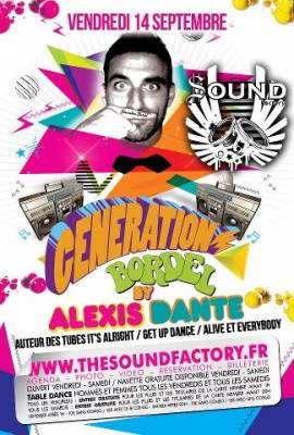 GÉNÉRATION BORDEL – MIX BY ALEXIS DANTE