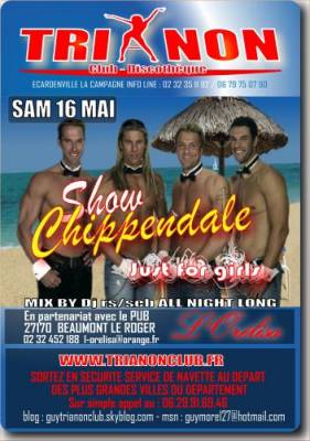 TRIANON CLUB soiree chippendales