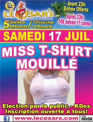 Miss T-shirt Mouillé