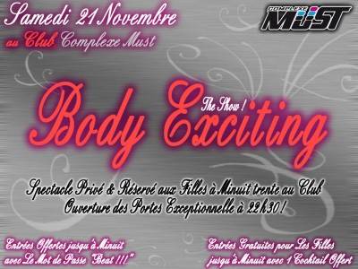 BODY EXCITING… THE SHOW !