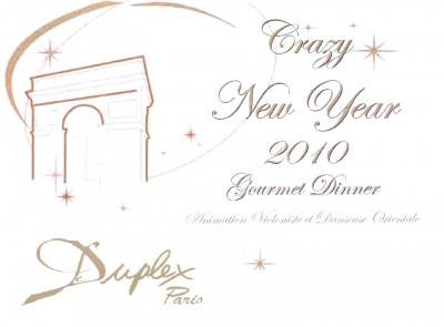 Crazy New Year au Living le restaurant du Duplex!!!