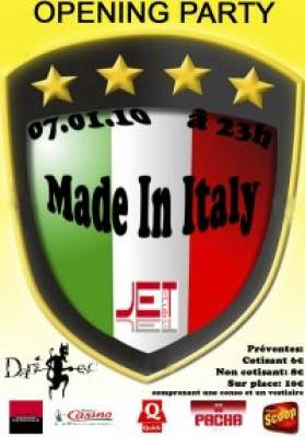 MADE IN ITALY *Opening Party*