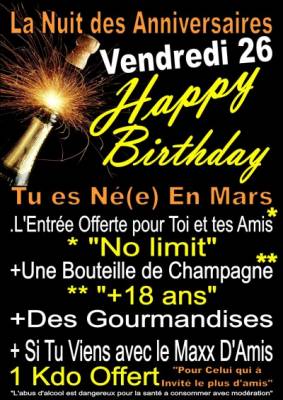 La nuit des Anniversaires