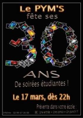 Les 30 ans du Pym’s