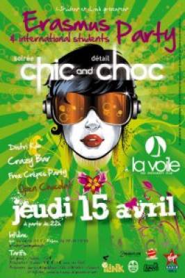 Erasmus & international students party : CHIC & CHOC