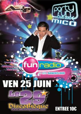 Party fun radio avec Mico