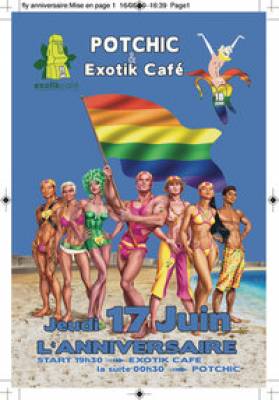 L’anniversaire de l’EXOTIK CAFE et du POTCHIC !