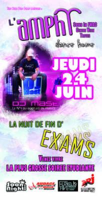 LA NUIT DE FIN D’EXAMS by DJ Mast (shoot by Mikl3)