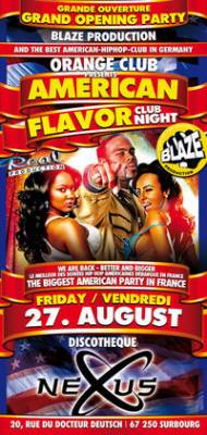 AMERICAN FLAVOR-CLUB NIGHT-DIREKT FROM USA TO FRANCE