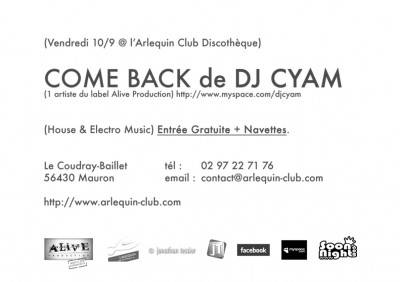 Come Back de DJ CYAM