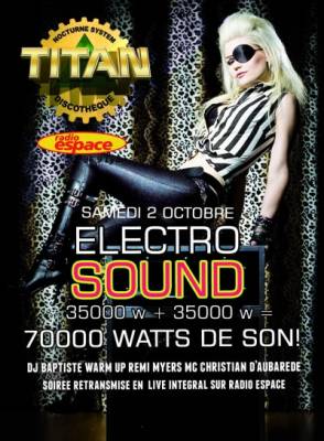 ELECTRO SOUND – 70 000 Watts de SON