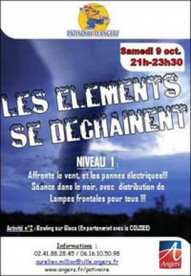 Soirée Les éléments se déchainent Niveau 1 Le Vent + La nuit