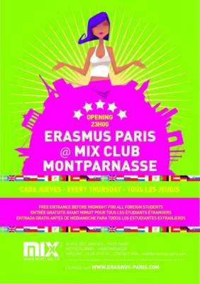 ERASMUS PARIS @ MIX CLUB