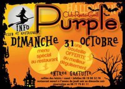 Soirée HALLOWEEN @ Purple dim 31