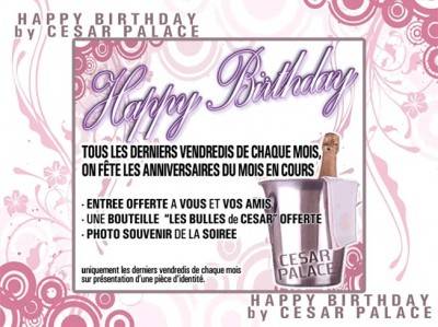 Soiree anniversaire