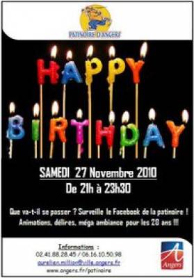 Anniversaire de la Patinoire d’Angers! 28 Ans déjà!