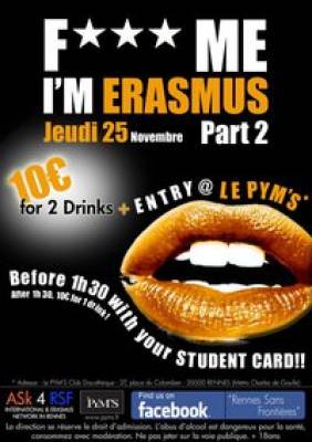 F*** ME I’M ERASMUS