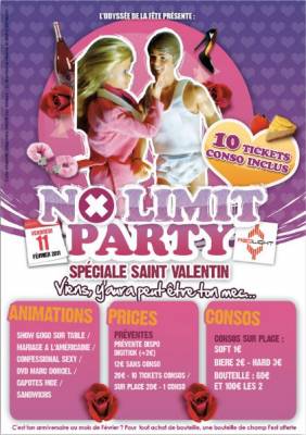 No Limit Party – Spéciale Saint Valentin