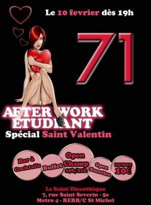 7 1 AFTER WORK ETUDIANT SAINT VALENTIN