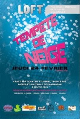 TEMPÊTE DE NEIGE