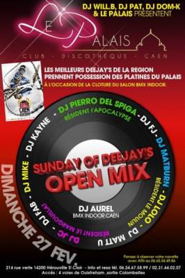 Sunday Of Deejay’s Open Mix