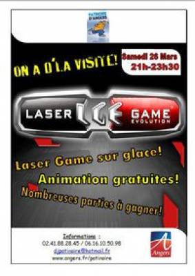 laser game on ice ( on a d’la visite )