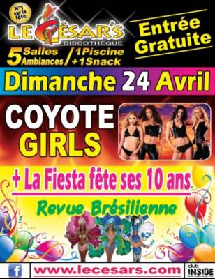 COYOTE GIRLS & 10 ans de la FIESTA