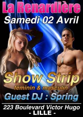 show strip, guest DJ spring