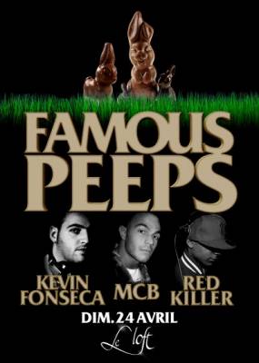 FAMOUS PEEPS – VEILLE DE PAQUES